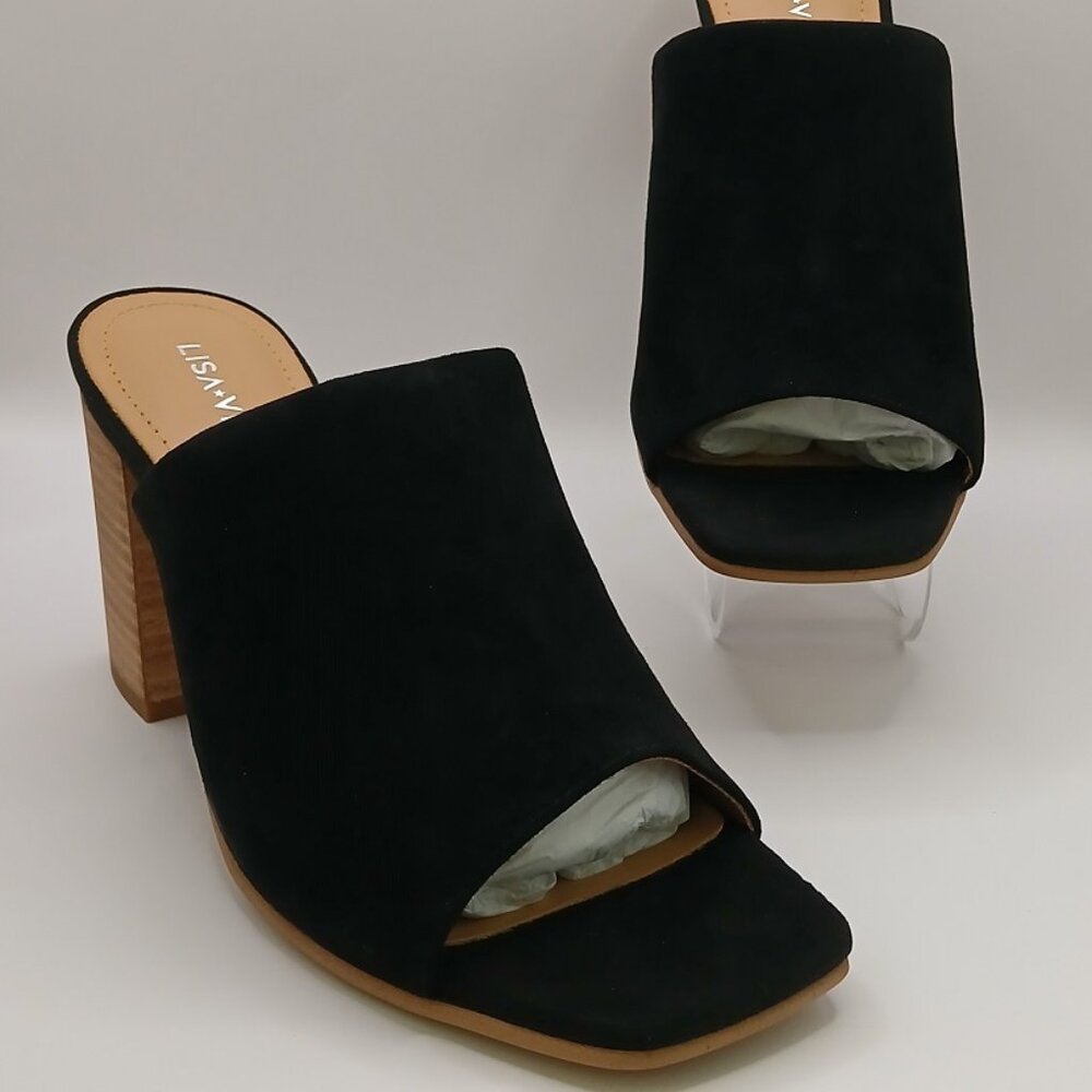 Lisa Vicky Virtue-V Kid Suede Heel Sandals - 6M